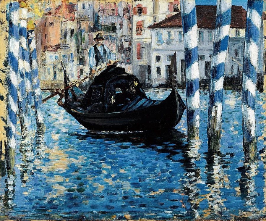 Den store kanalen i Venezia - Édouard Manet