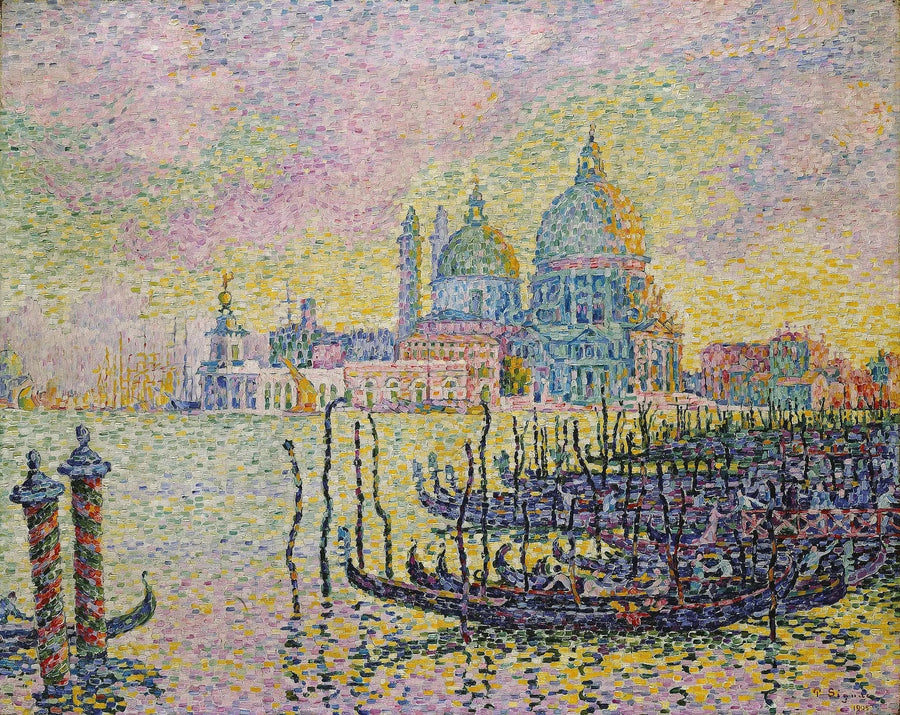 Den store kanalen i Venezia - Paul Signac