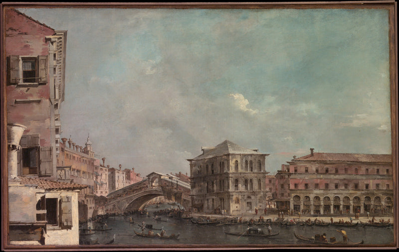 Den store kanalen over Rialto - Francesco Guardi