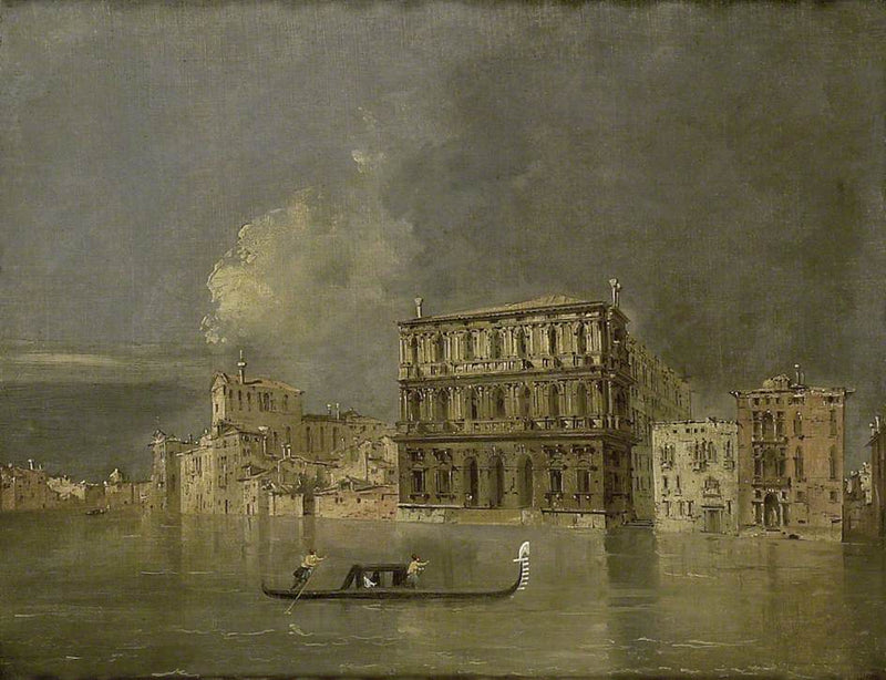 Den store kanalen med Palazzo Corner della Ca' Grande - Francesco Guardi