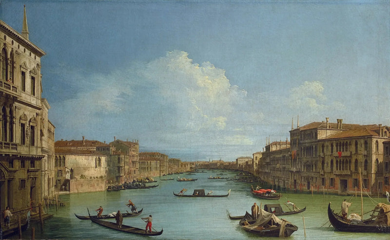 Den store kanalen, fra Ca' Foscari mot Rialto-broen - Canaletto

Source:
Le Grand Canal, depuis Ca' Foscari vers le pont du Rialto - Canaletto