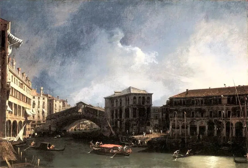Den store kanalen nær Rialto-broen - Canaletto

Source:
Le Grand Canal près du pont du Rialto - Canaletto