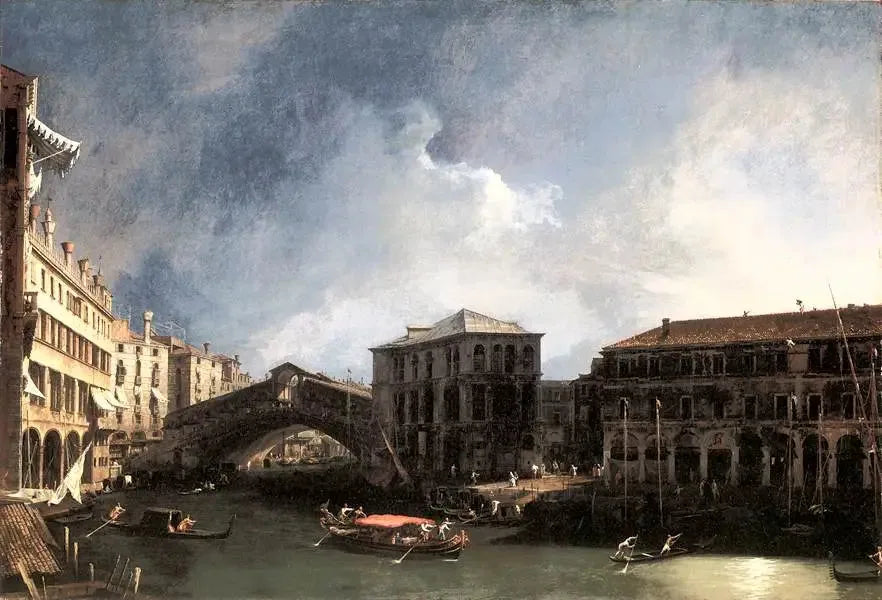 Den store kanalen nær Rialto-broen - Canaletto

Source:
Le Grand Canal près du pont du Rialto - Canaletto