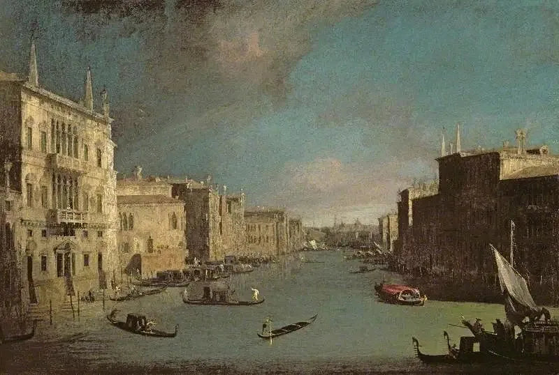 Grand Canal, Venezia, utsikt mot nordøst fra Palazzo Balbi til Rialto-broen - Canaletto

Source:
Le Grand Canal, Venise, vue vers le nord-est depuis le Palazzo Balbi jusqu'au pont du Rialto - Canaletto