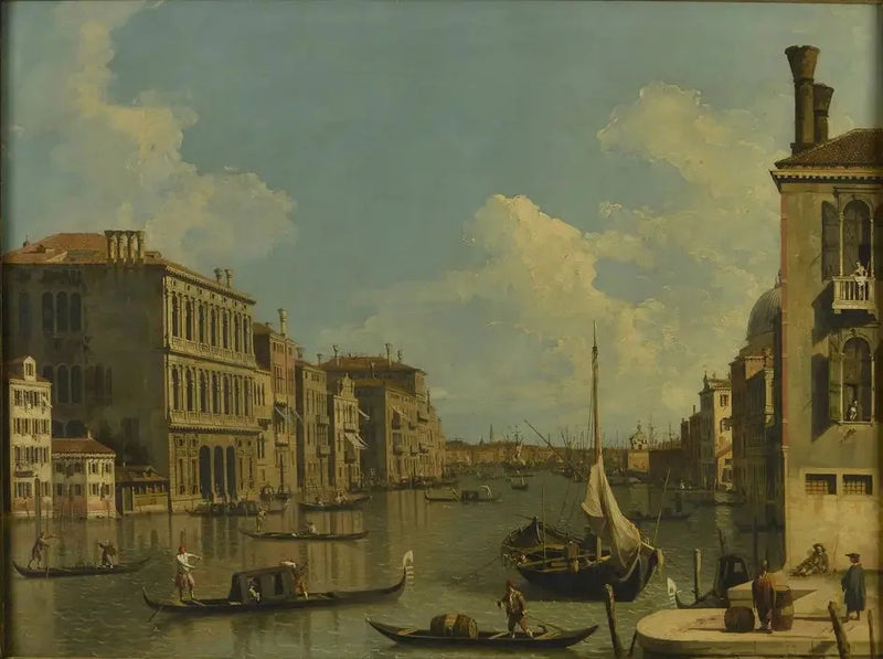 Den store kanalen, sett mot øst fra S. Vio - Canaletto

Source:
Le Grand Canal, vu vers l'est depuis S. Vio - Canaletto