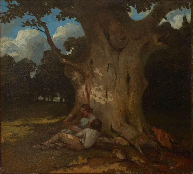 Den Store Eiken - Gustave Courbet