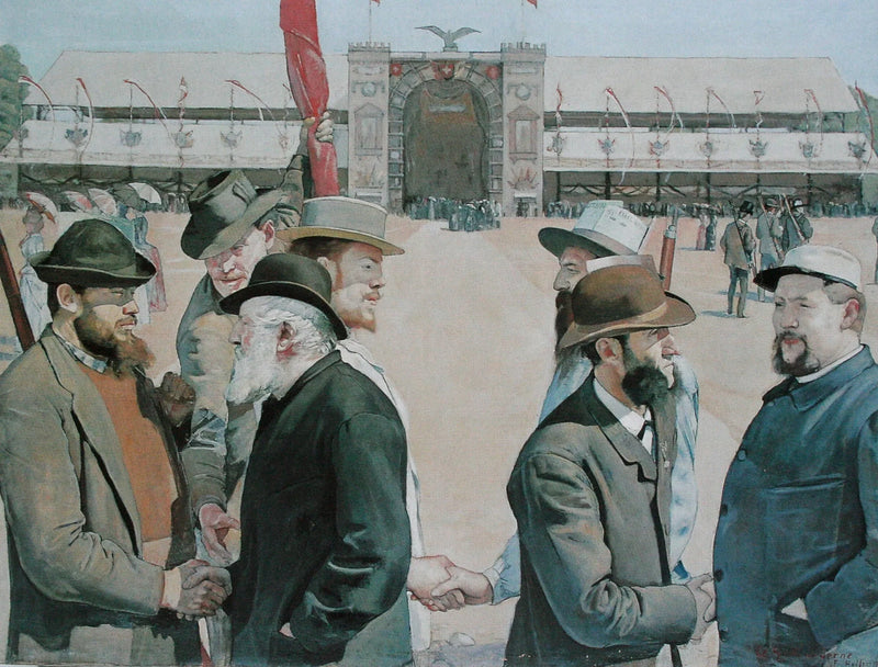 Den moderne Grütli - Ferdinand Hodler