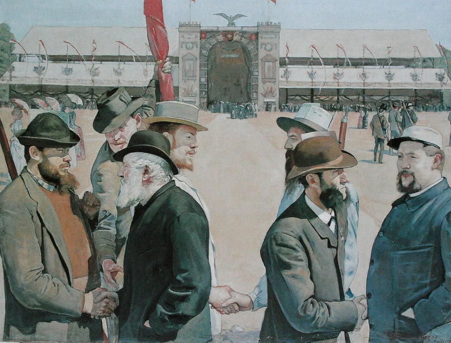 Den moderne Grütli - Ferdinand Hodler
