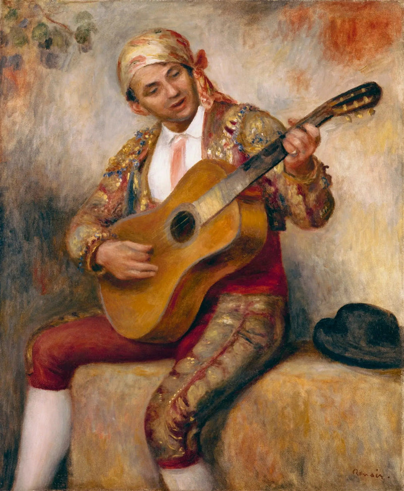 Den spanske gitaristen - Pierre-Auguste Renoir