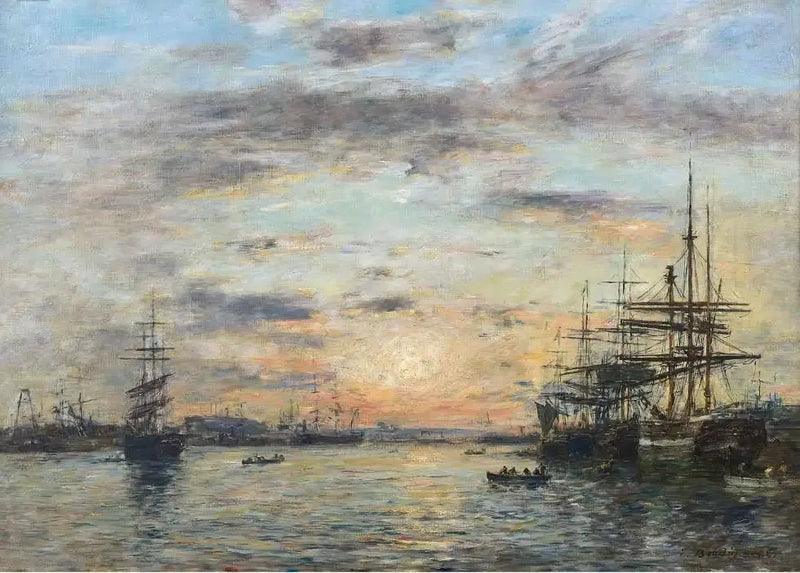 Le Havre. Eure-bassenget - Eugène Boudin