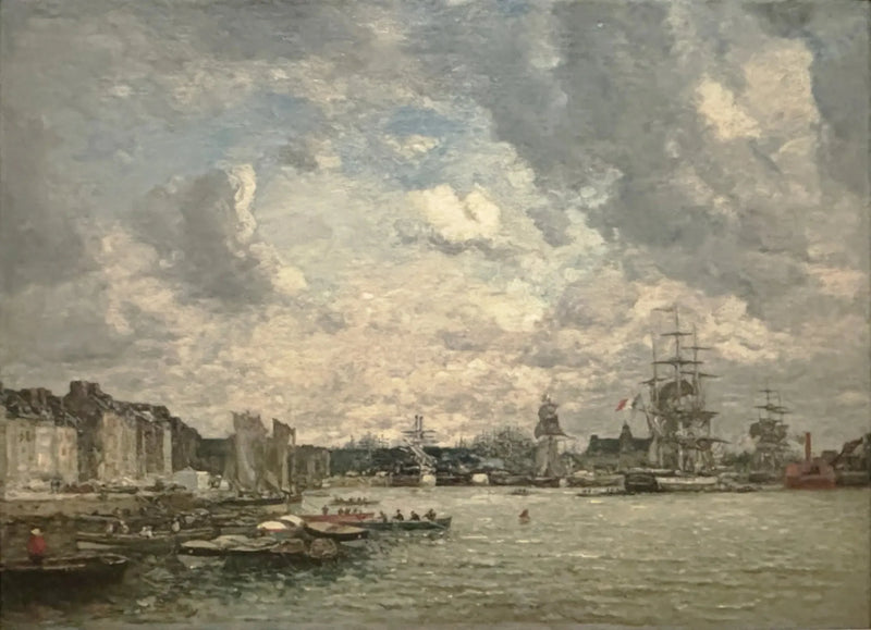 Le Havre. Basseng av la Barre - Eugène Boudin