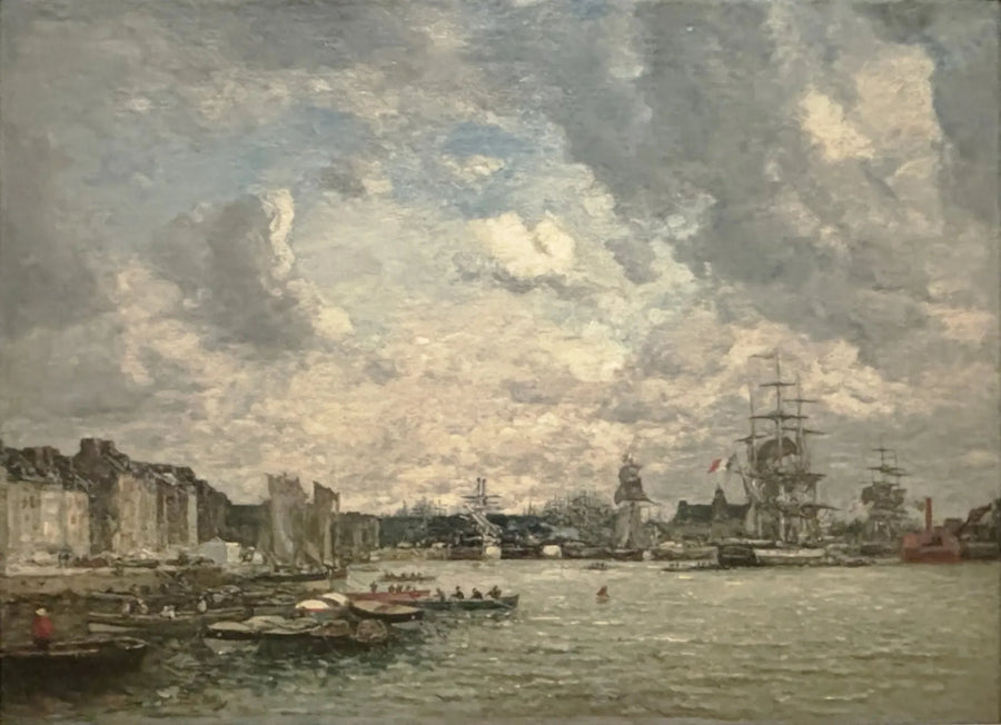 Le Havre. Basseng av la Barre - Eugène Boudin