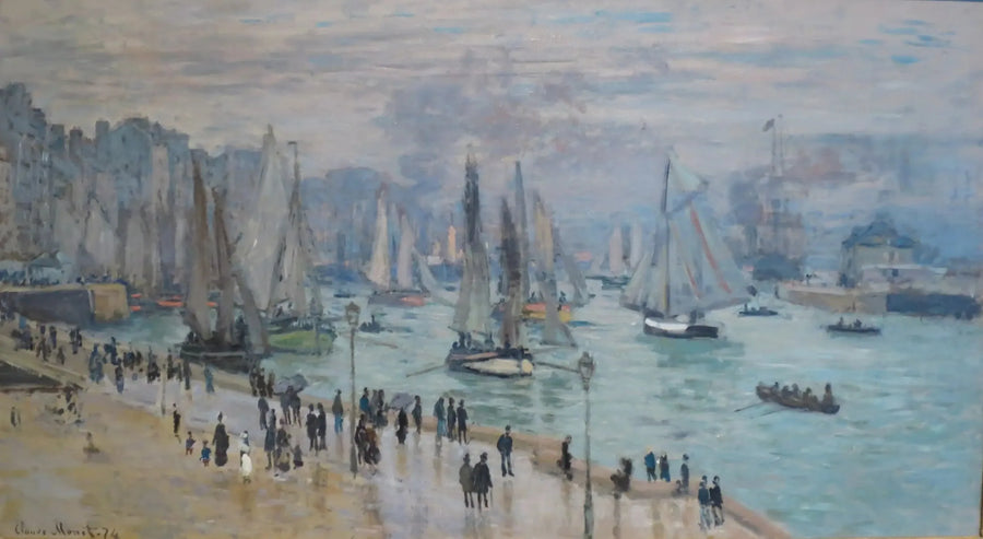 Le Havre, fiskebåter som forlater havnen - Claude Monet