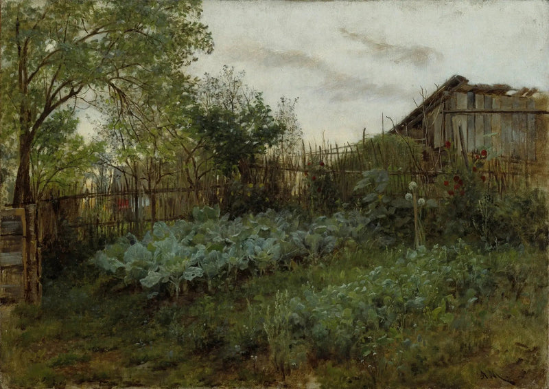 Bakgårds hage - Adolph von Menzel