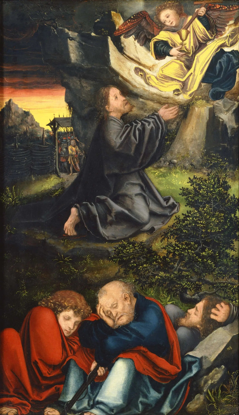 Hagen i Getsemani - Lucas Cranach den eldre