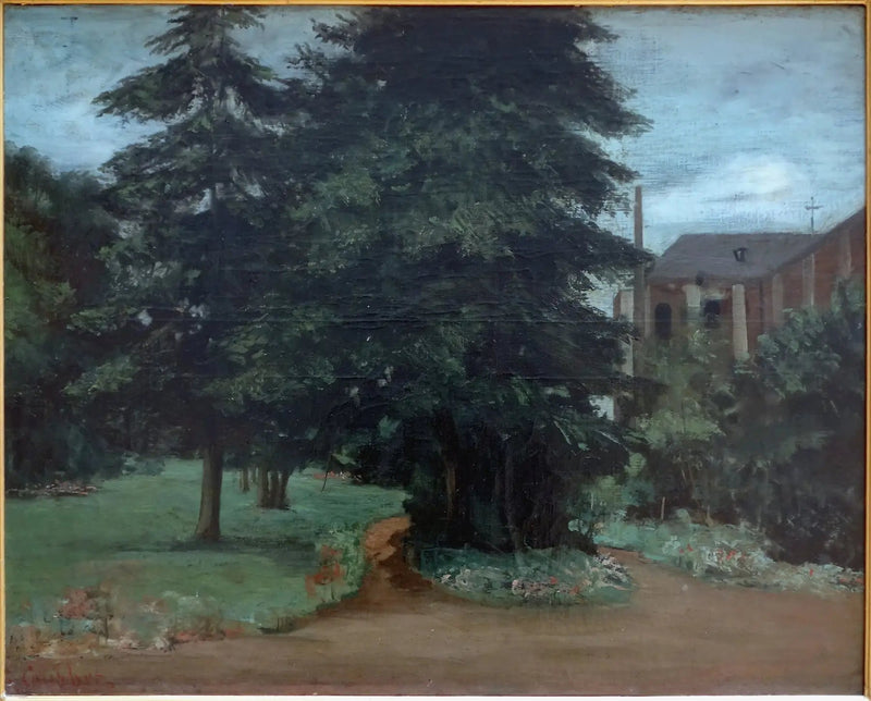 Klosterhagen i Loos-lez-Lille - Gustave Courbet