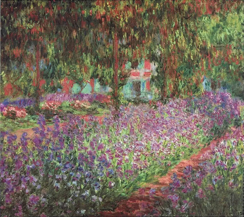 Kunstnerens hage i Giverny - Claude Monet