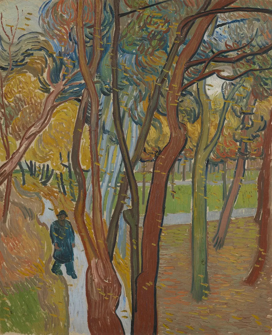 Hagen ved Saint-Paul-sykehuset (« Løvfallet ») - Vincent van Gogh