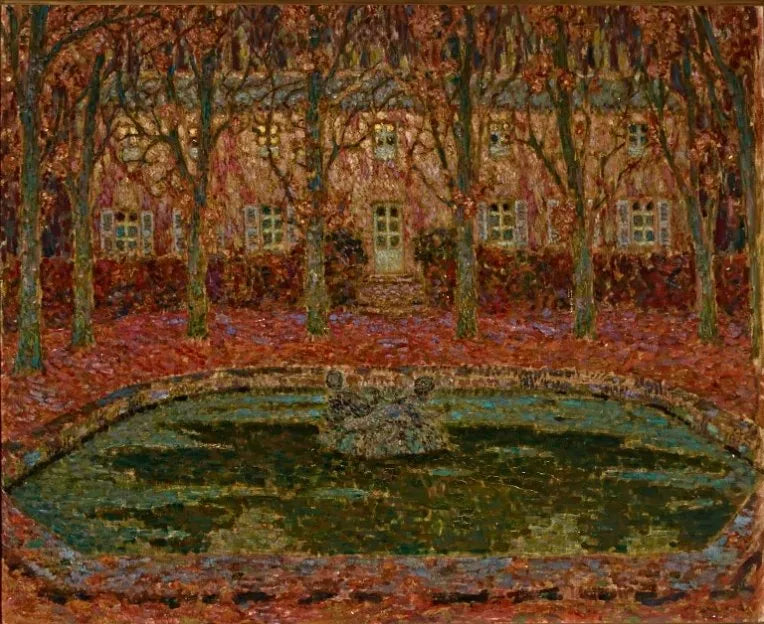 Hagen til huset Gerberoy - Henri Le Sidaner