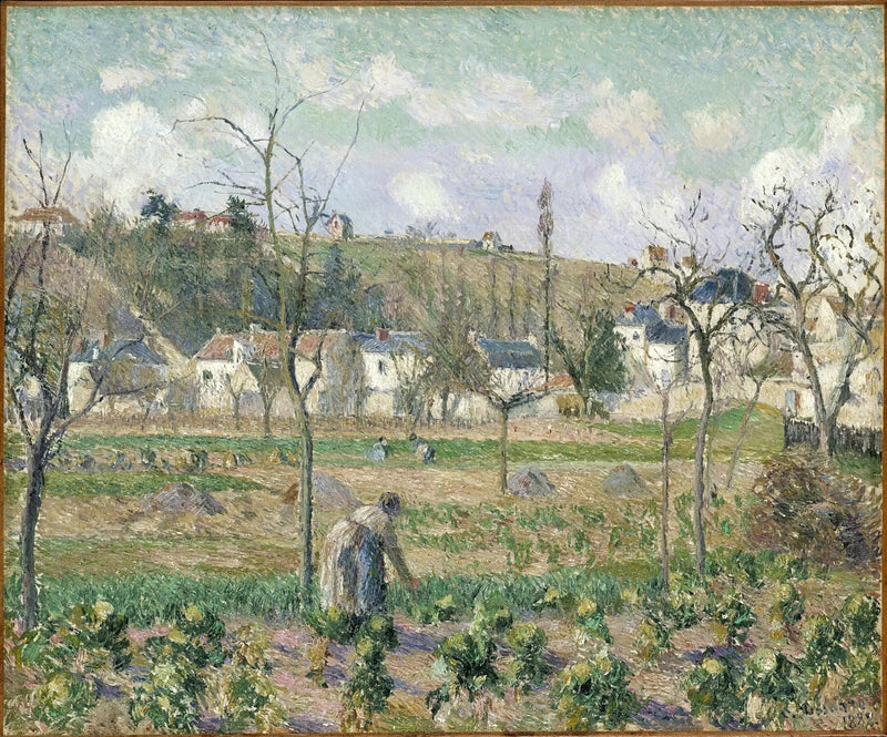 Maubuisson-hagen, Pontoise, mor Bellette - Camille Pissarro