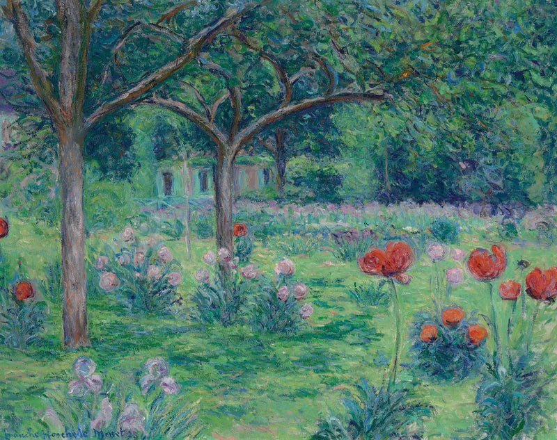 Monets hage i Giverny - Blanche Hoschede Monet