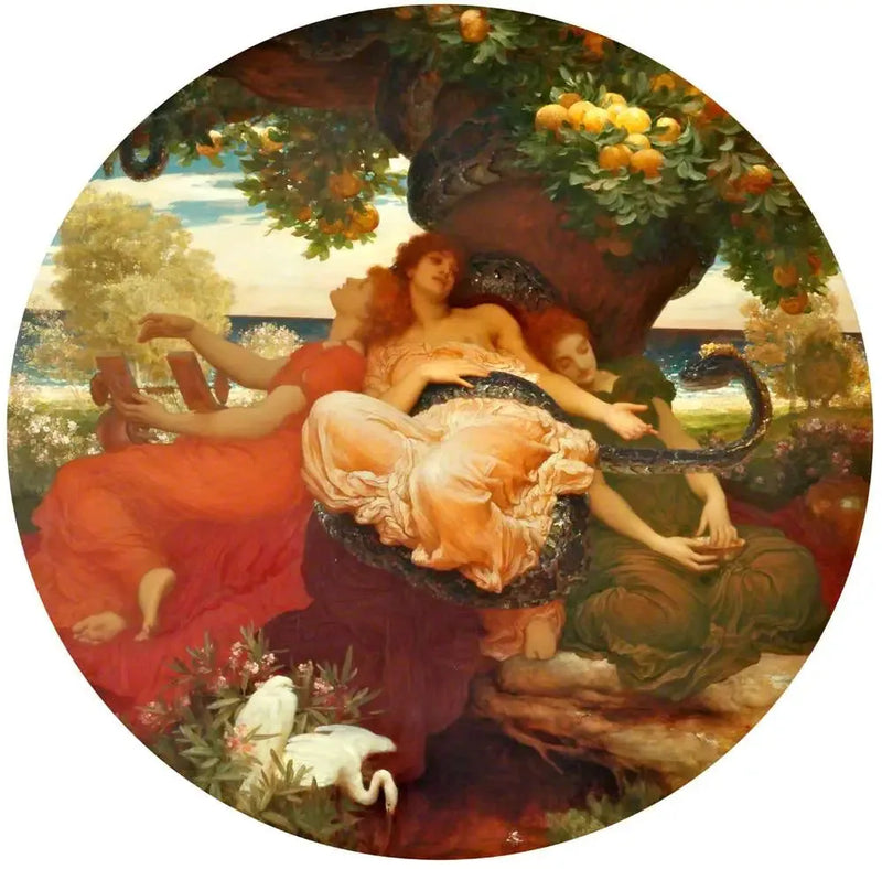 Hespéridernes hage - Frederic Leighton

Source:
Le Jardin des Hespérides - Frederic Leighton