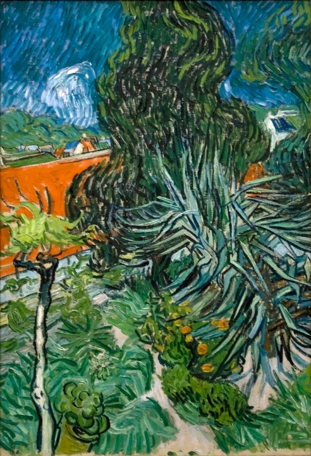 Le Jardin du docteur Gachet à Auvers - Vincent van Gogh image 1 reproduction artisanale de tableau