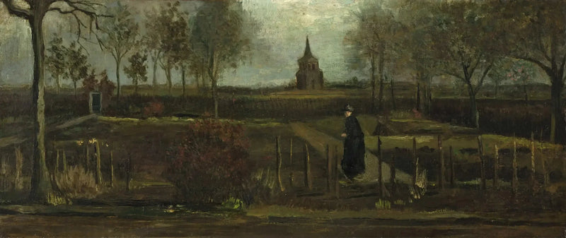 Prestegårdens hage i Nuenen om våren - Vincent van Gogh