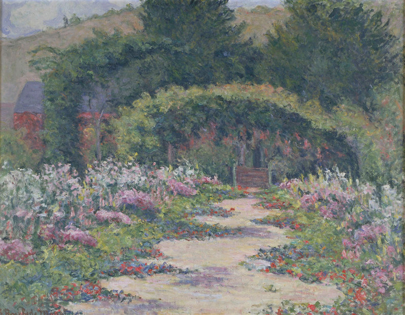 Claude Monets hage og hus i Giverny - Blanche Hoschede Monet