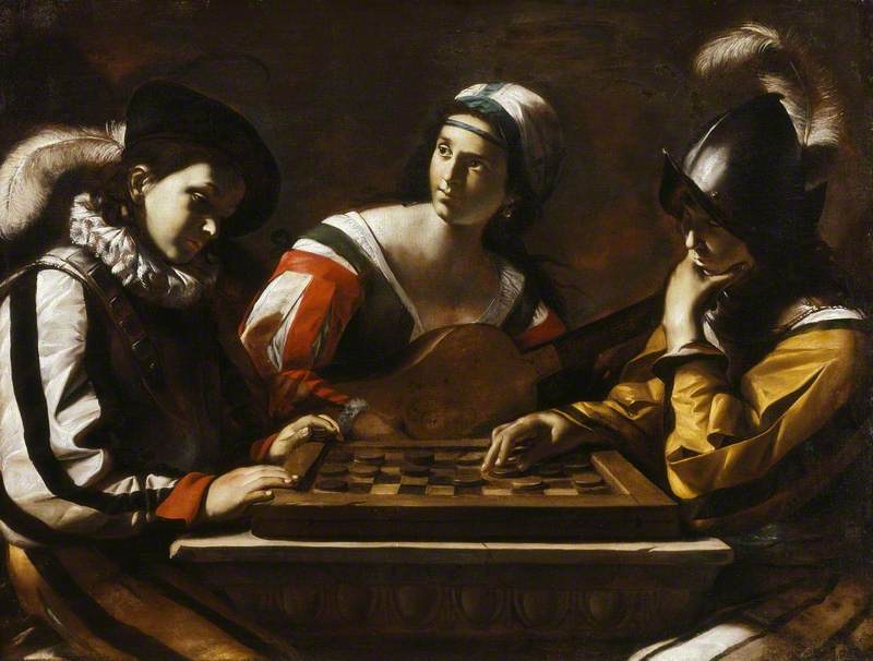 Dame-spill - Mattia Preti