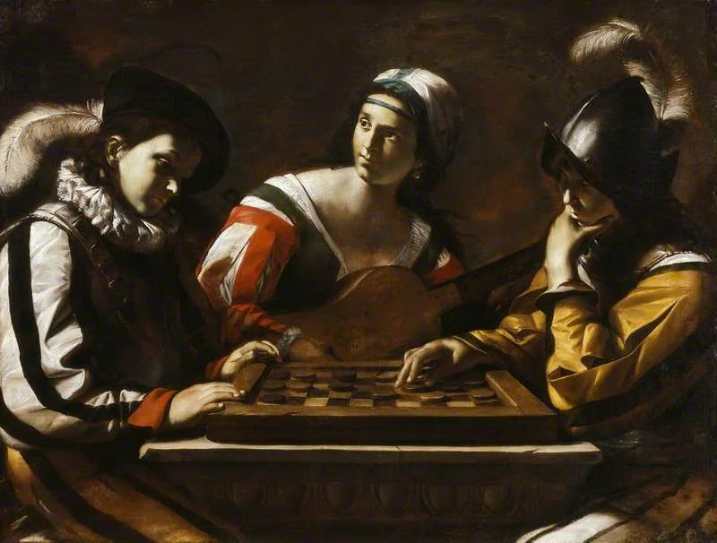 Dame-spill - Mattia Preti