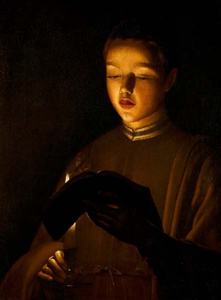 Den unge sangeren - Georges de La Tour