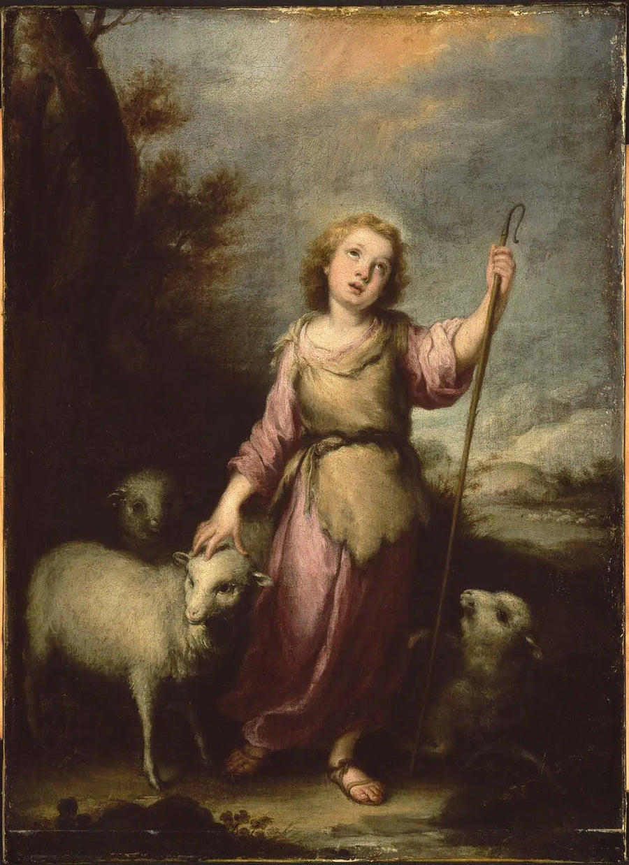 Den unge Kristus som god hyrde - Bartolomé Esteban Murillo

Source:
Le jeune Christ en bon berger - Bartolomé Esteban Murillo