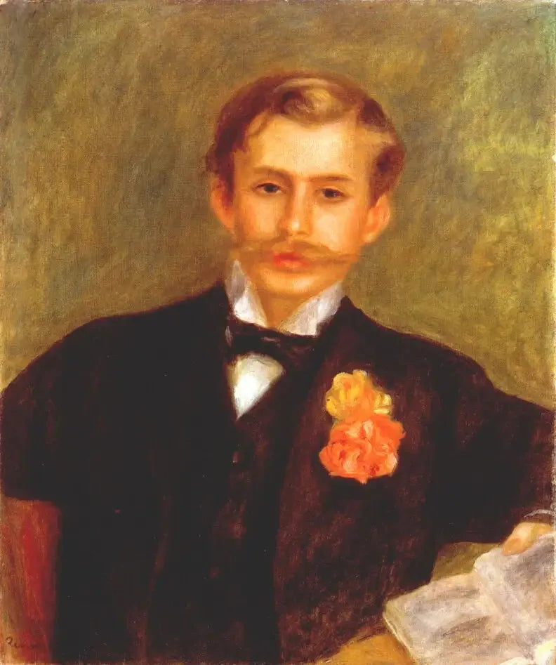 Den unge mannen med nelliken - Pierre-Auguste Renoir