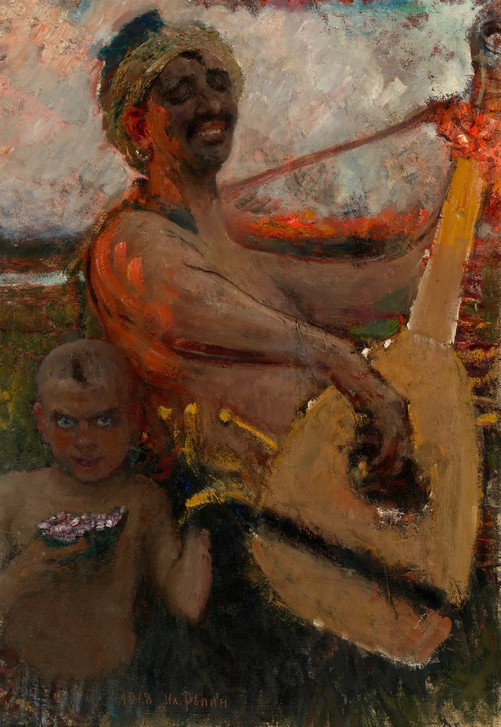 Le joueur de bandura aveugle - Ilya Repin - Alpha Reproduction