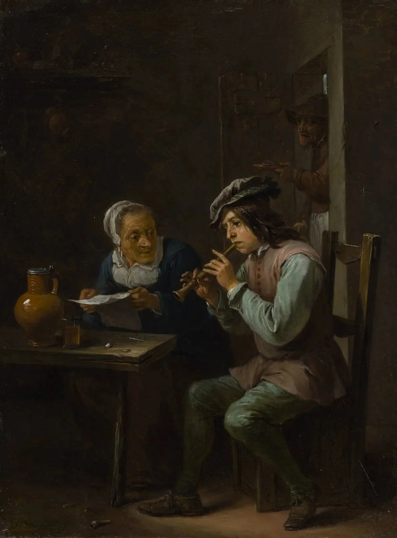 Fløytespiller - David Teniers den Yngre

Source:
Le joueur de flageolet - David Teniers le Jeune