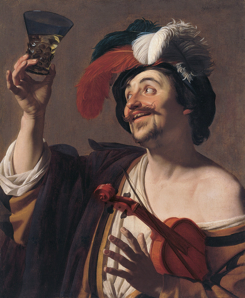 Den glade fiolinisten - Gerrit van Honthorst