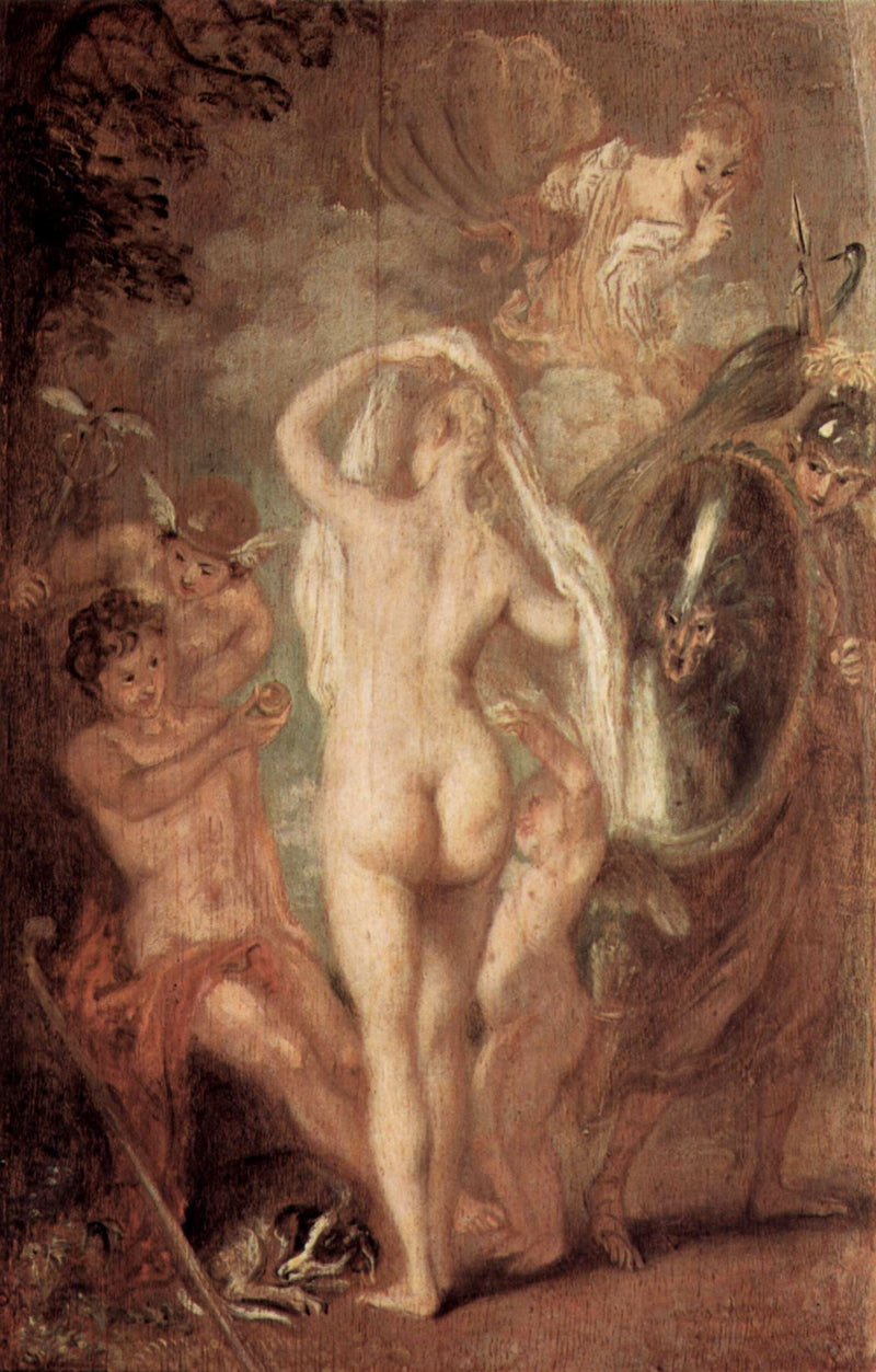Dømmingen av Paris - Antoine Watteau