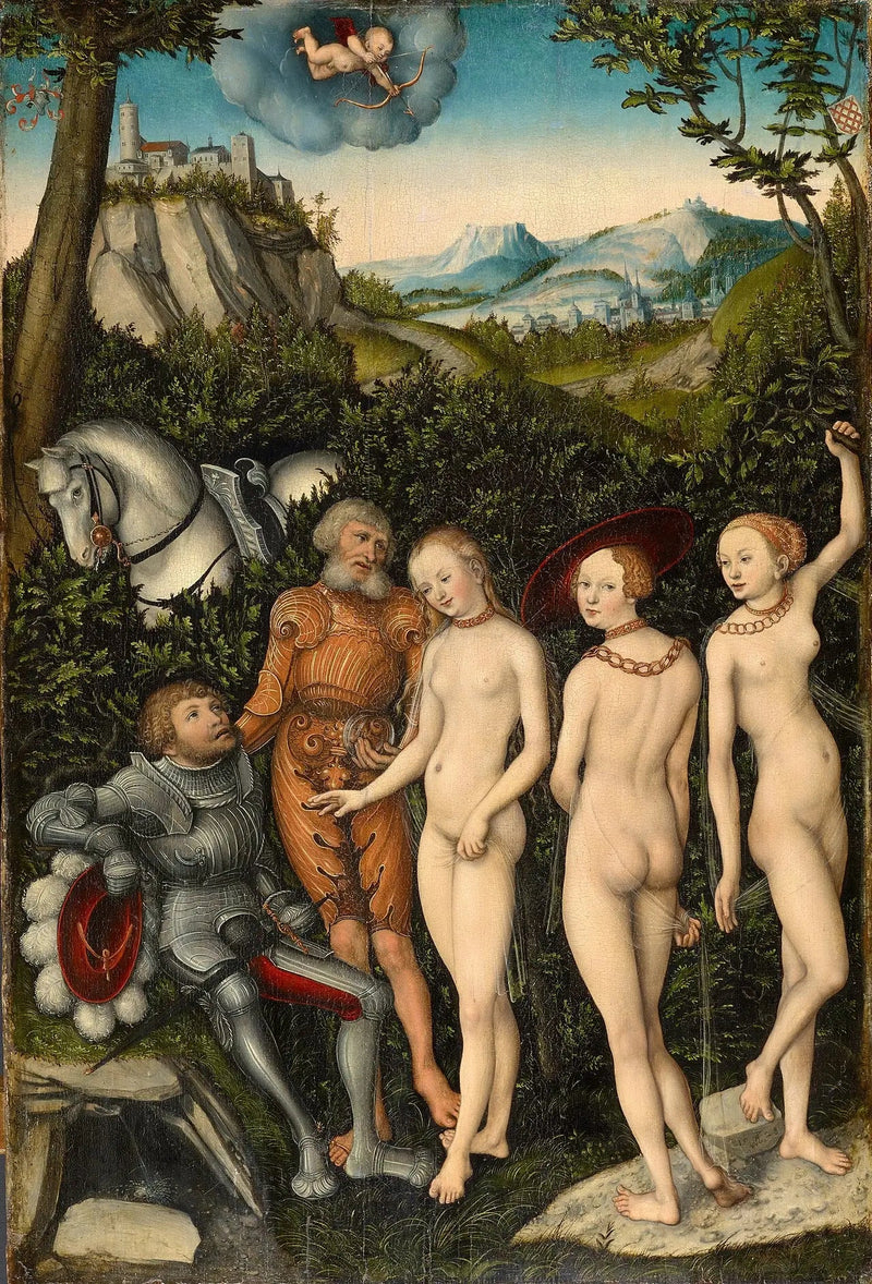 Dømmingen av Paris - Lucas Cranach den eldre