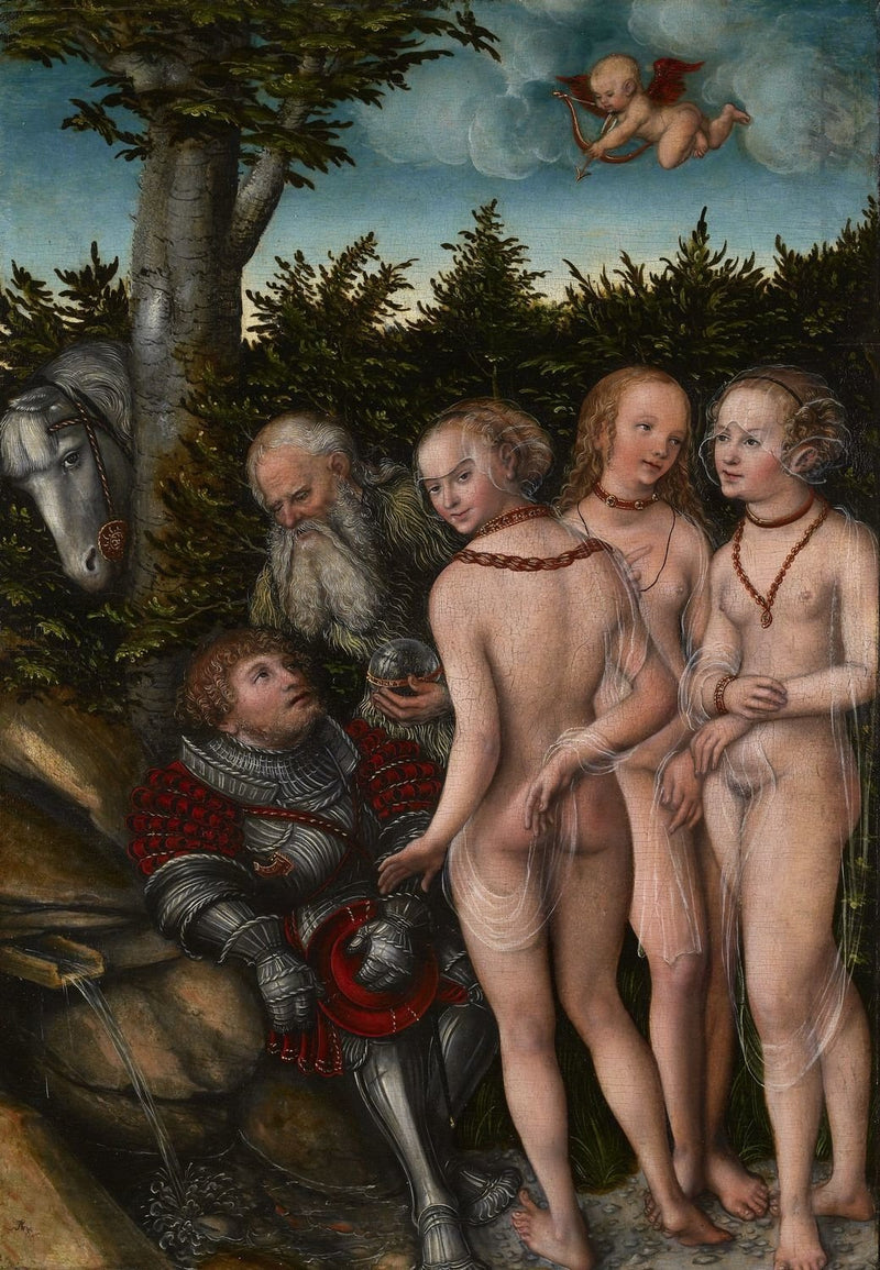Dømmingen av Paris - Lucas Cranach den eldre