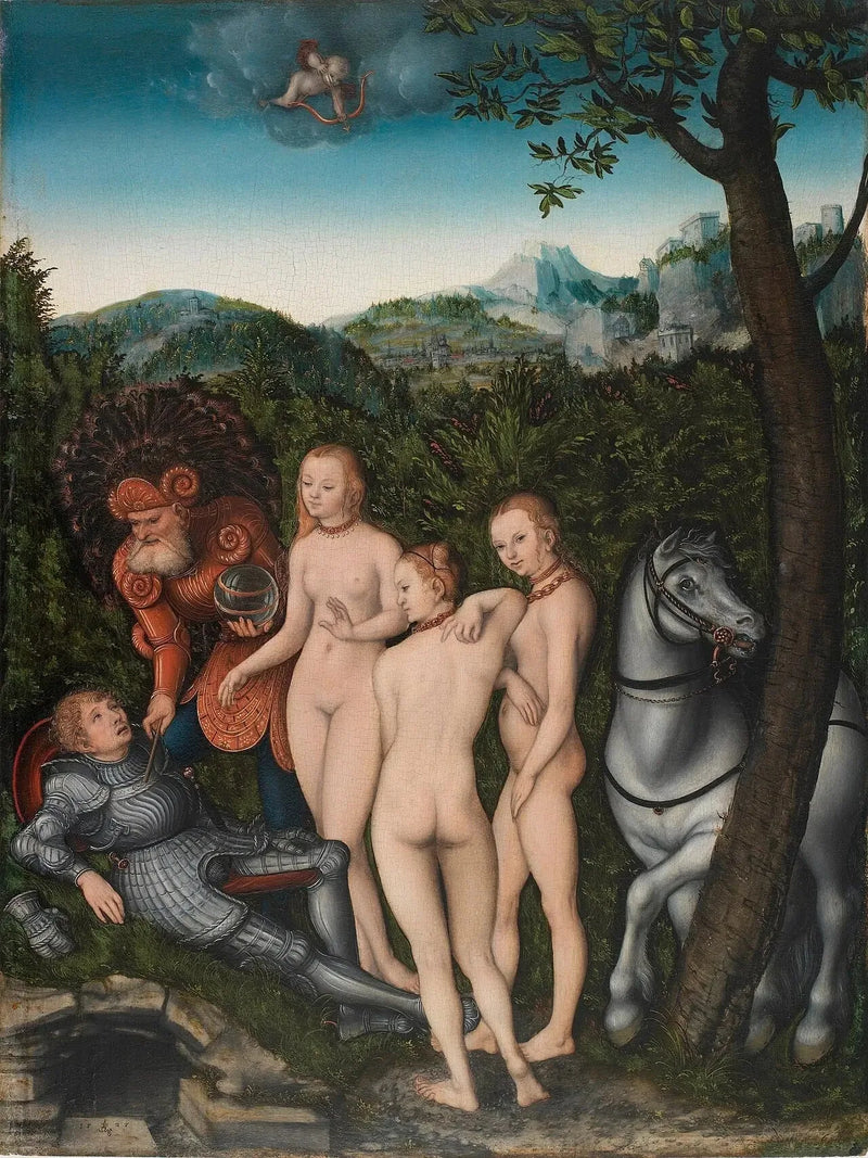Dømmingen av Paris - Lucas Cranach den eldre