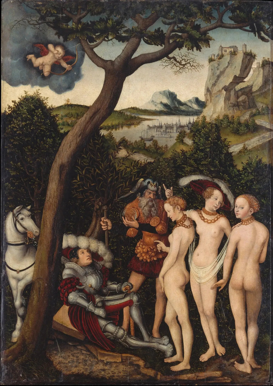 Dømmingen av Paris - Lucas Cranach den eldre