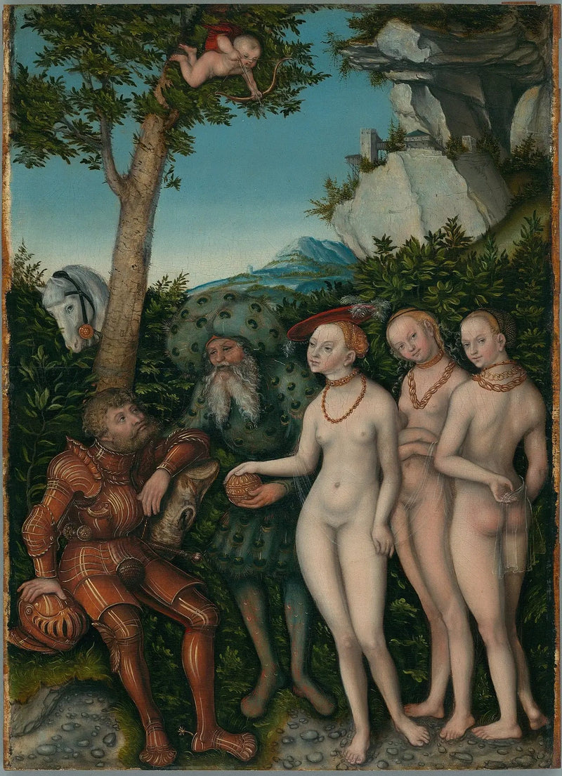 Dømmingen av Paris - Lucas Cranach den eldre