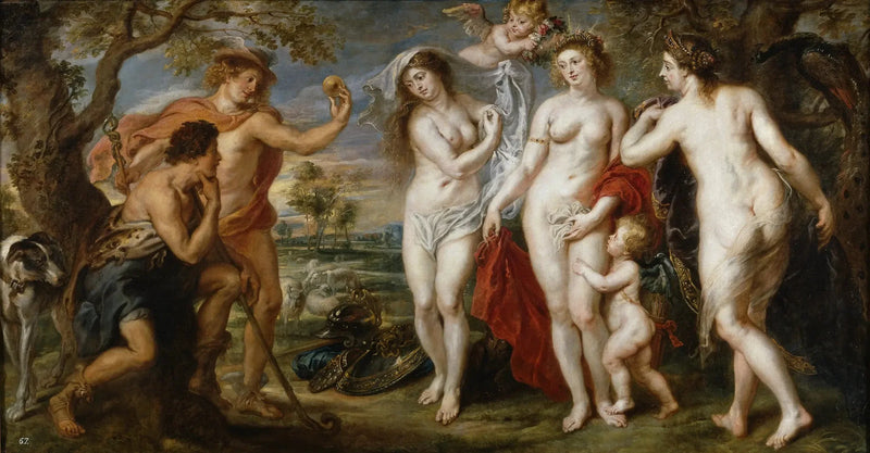 Dømmes av Paris - Peter Paul Rubens