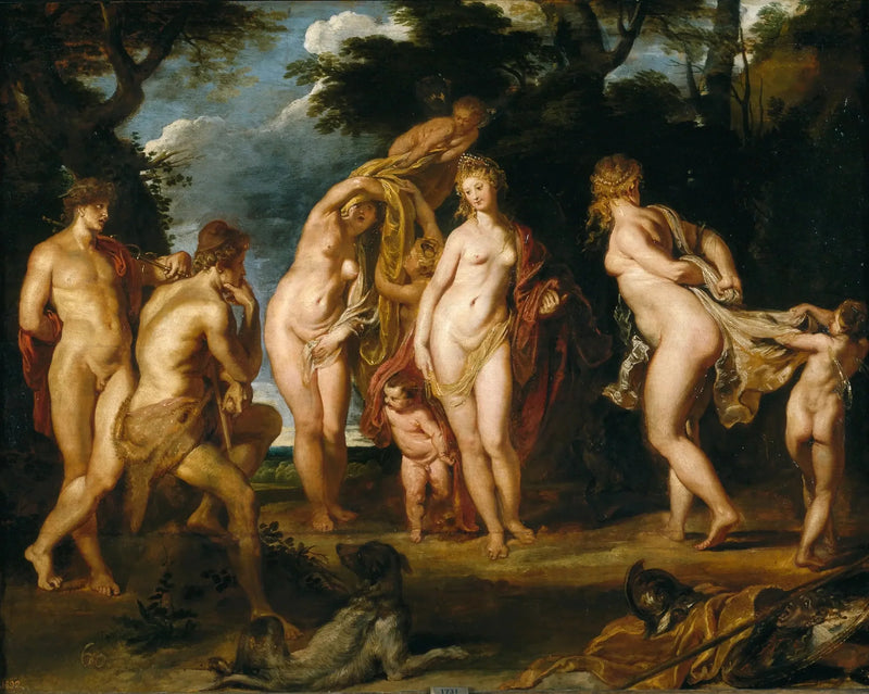 Dømmesaken av Paris - Peter Paul Rubens