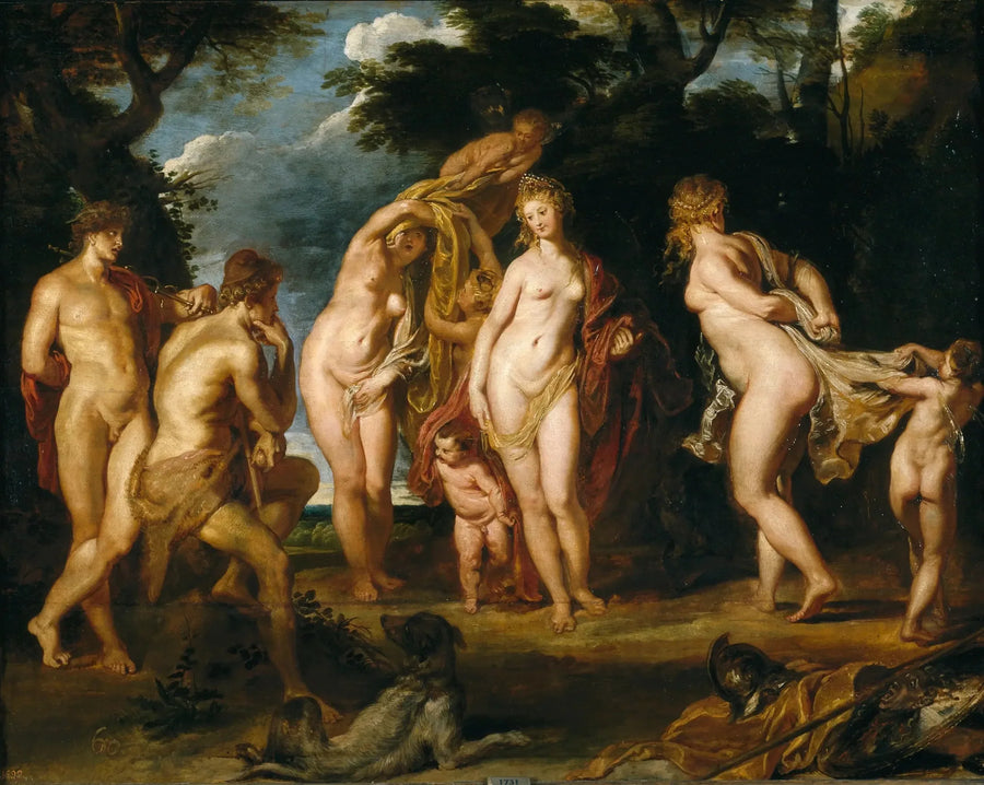 Dømmesaken av Paris - Peter Paul Rubens