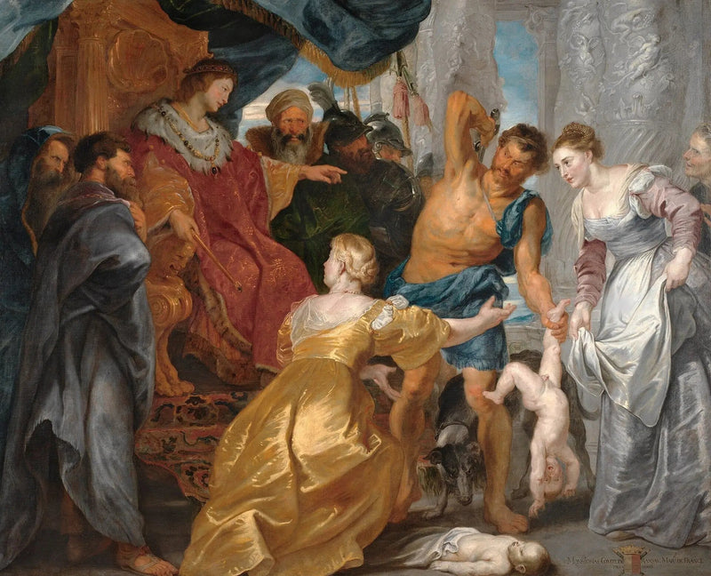 Salomos dom - Peter Paul Rubens