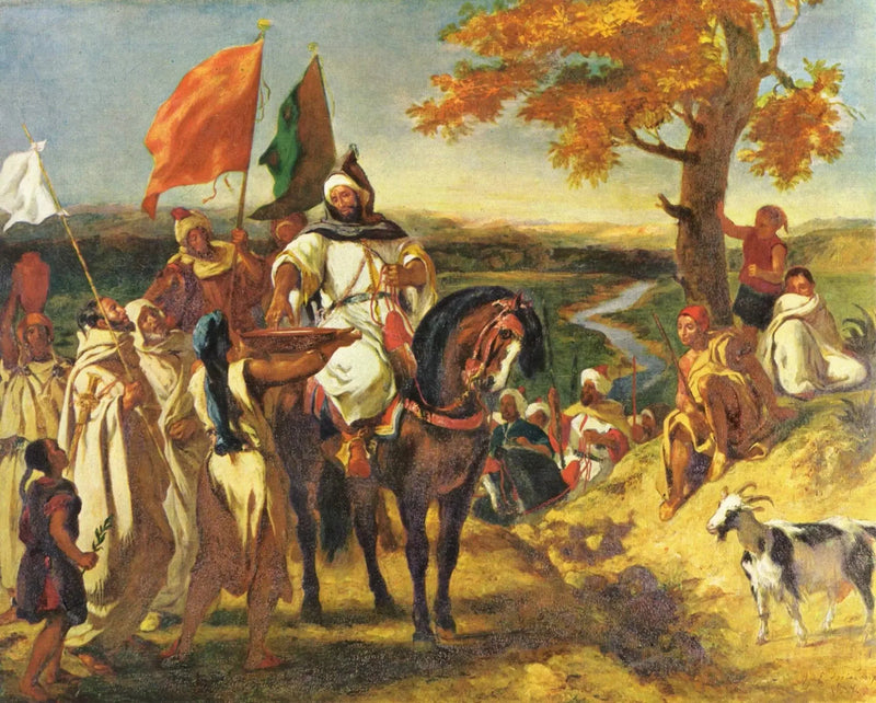 Kaïd, marokkansk sjef - Eugène Delacroix