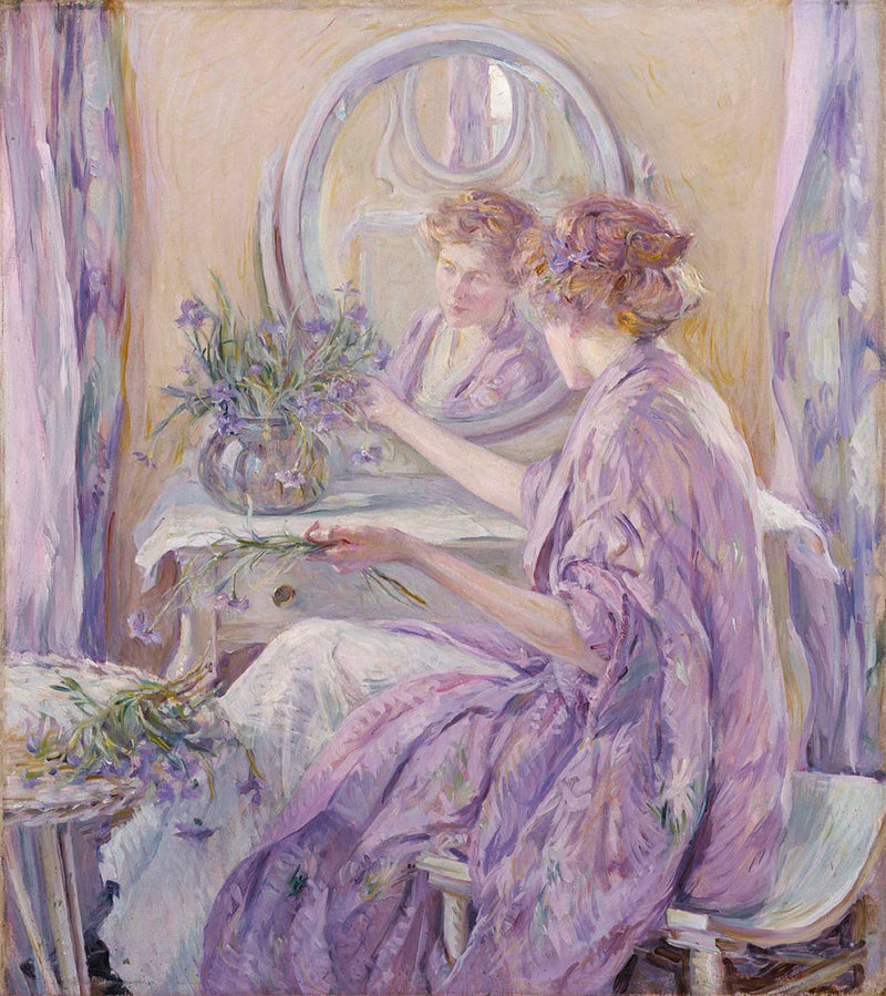 Den lilla fiolette kimonoen - Robert Lewis Reid
