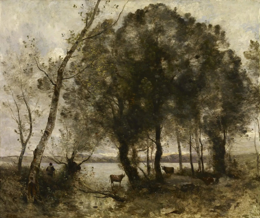 Sjøen - Jean-Baptiste Camille Corot